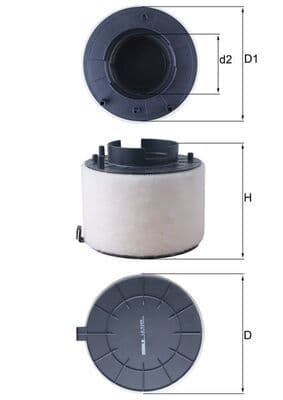 Filtru aer MAHLE LX 4249