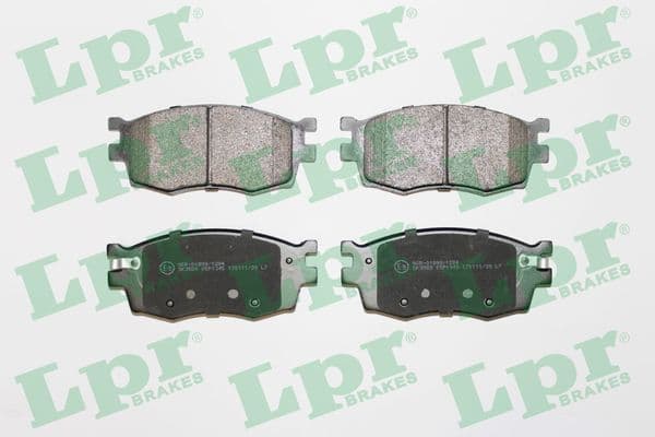 set placute frana,frana disc LPR 05P1345
