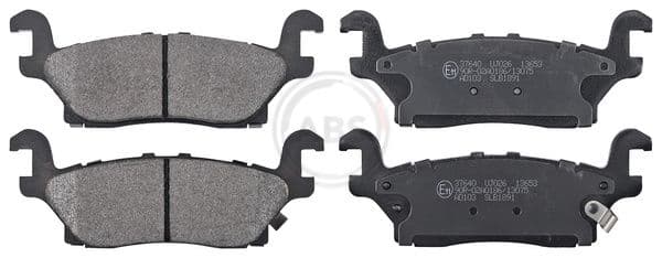 set placute frana,frana disc A.B.S. 37640