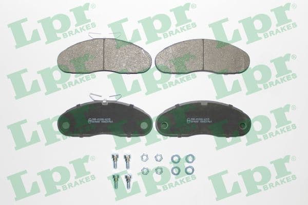 set placute frana,frana disc LPR 05P961