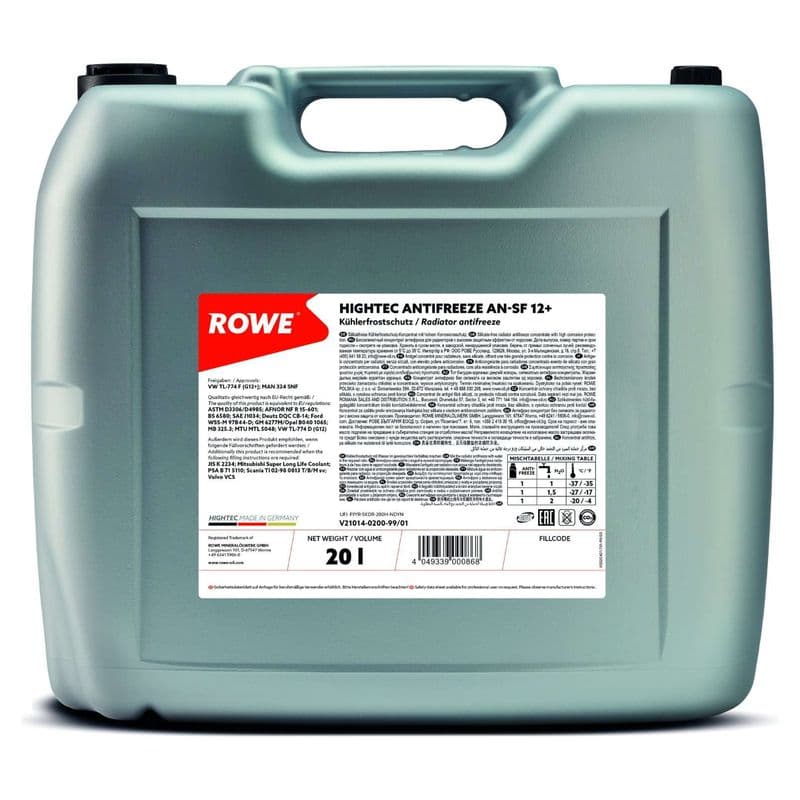 Antigel ROWE HIGHTEC ANTIFREEZE AN-SF 12 + 21014-0200-99