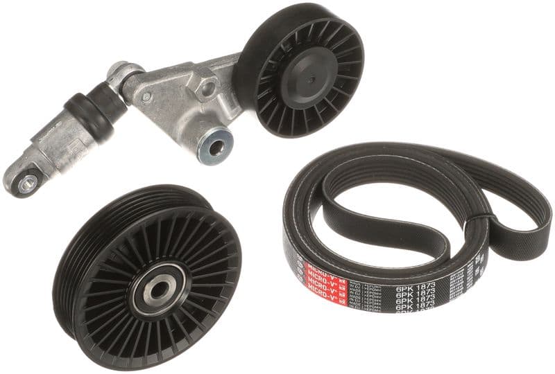 Set curea transmisie cu caneluri GATES Micro-V® K016PK1873