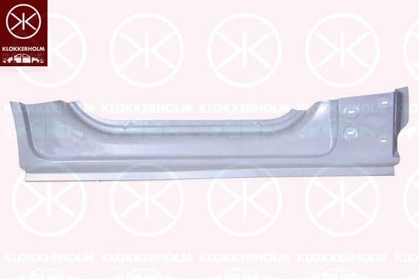 Placă de prag KLOKKERHOLM 5089042