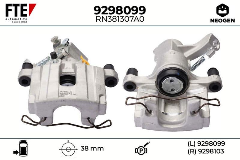 Etrier frana FTE NEOGEN 9298099