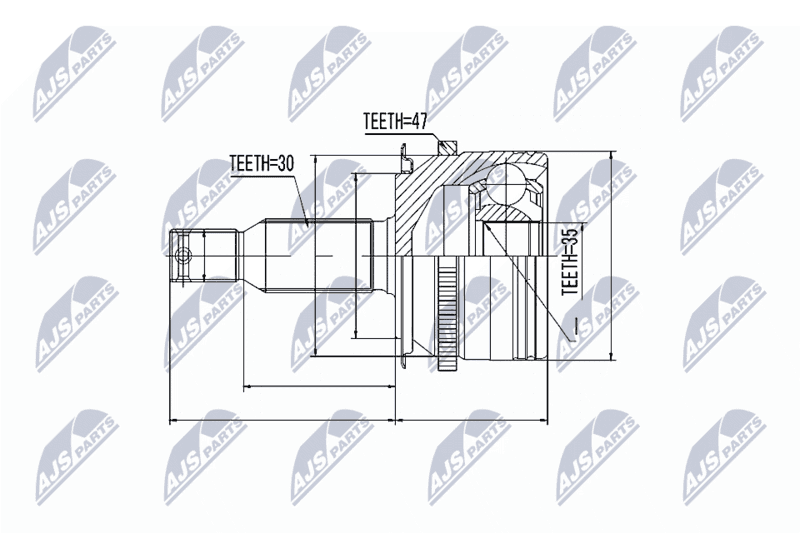 Set articulatie, planetara NTY NPZ-MS-006