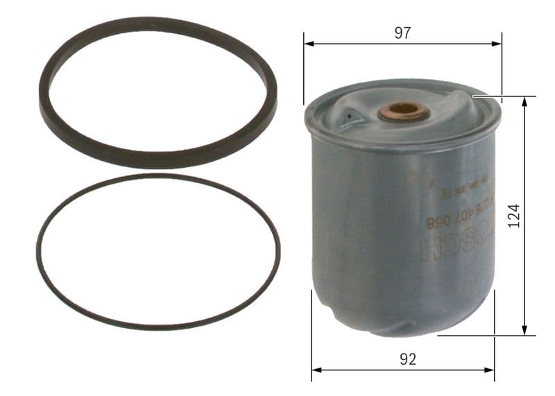 Filtru ulei BOSCH F 026 407 058