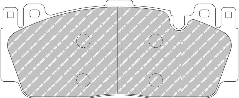 set placute frana,frana disc FERODO FDS4712