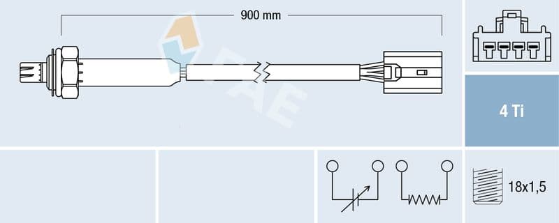 Sonda Lambda FAE 77356