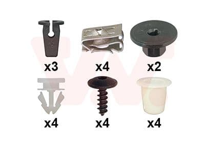 Set montaj, aripa laterala VAN WEZEL 7644796