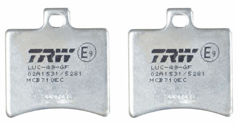 set placute frana,frana disc TRW MCB710EC