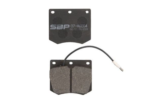 set placute frana,frana disc SBP 07-AG004