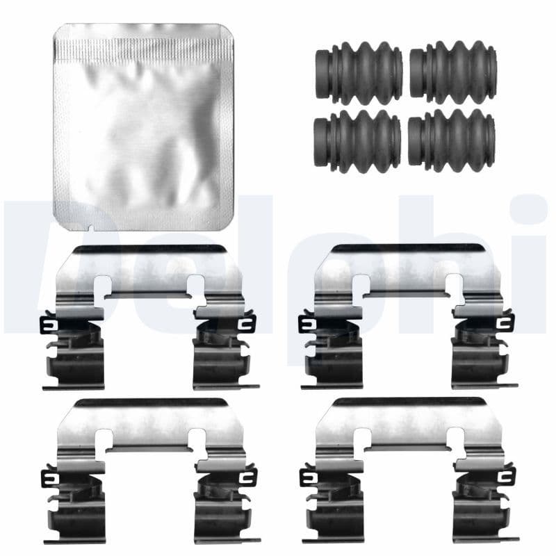 Set accesorii, placute frana DELPHI LX0858
