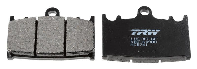 set placute frana,frana disc TRW MCB741