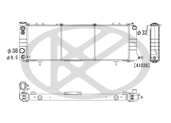 Radiator, racire motor KOYORAD PL330945