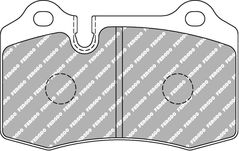 set placute frana,frana disc FERODO FCP721R