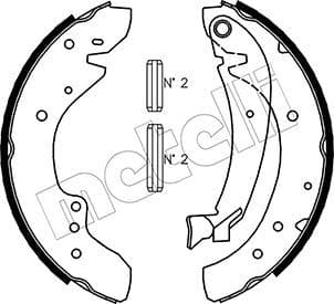 Set saboti frana METELLI 53-0072