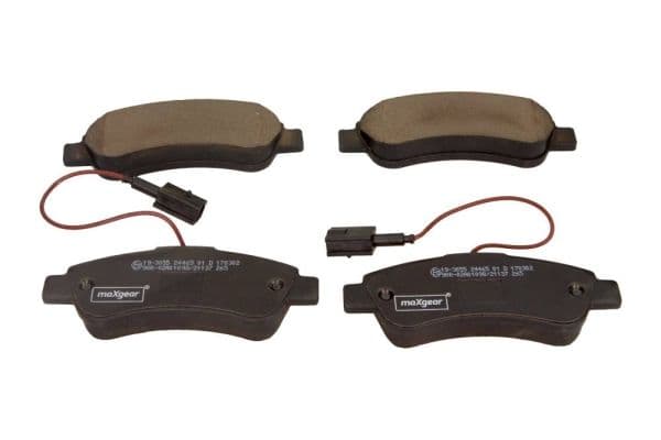 set placute frana,frana disc MAXGEAR 19-3055