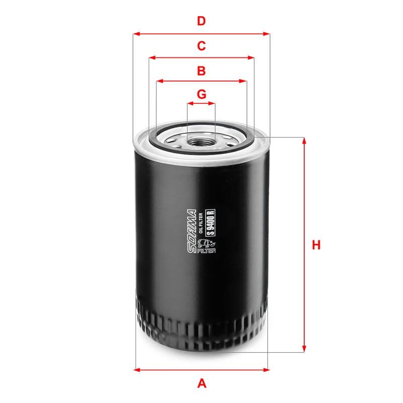 Filtru ulei SOFIMA S 9400 R