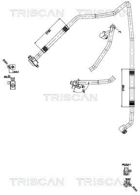 conducta presiune variabila,aer conditionat TRISCAN 9010 10041