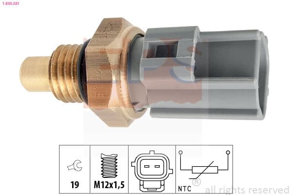senzor,temperatura combustibil EPS Made in Italy - OE Equivalent 1.830.281