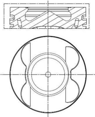 Piston MAHLE 001 PI 00190 002