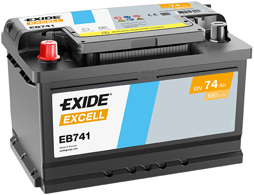 Baterie de pornire EXIDE Excell 74Ah 12V