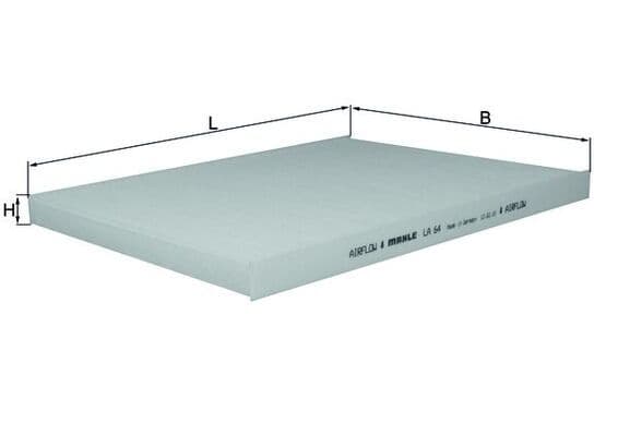 Filtru, aer habitaclu MAHLE LA 64