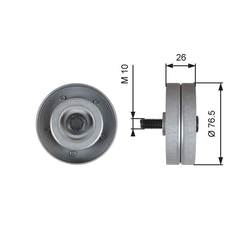 Rola ghidare/conducere, curea transmisie GATES DriveAlign™ T36182