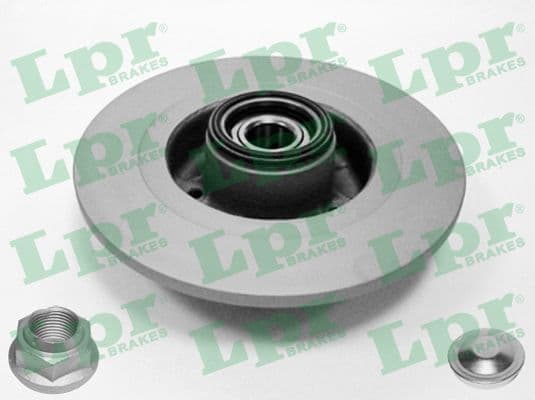Disc frana LPR HUB BRAKE DISC LINE - FULL COATED R1004PRCA