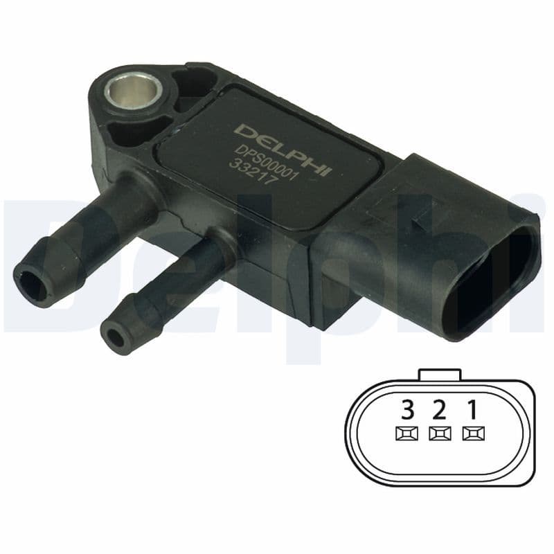Senzor, presiune gaze evacuare DELPHI DPS00001