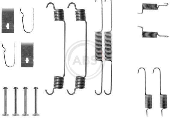 Set accesorii, sabot de frana ABS 0675Q