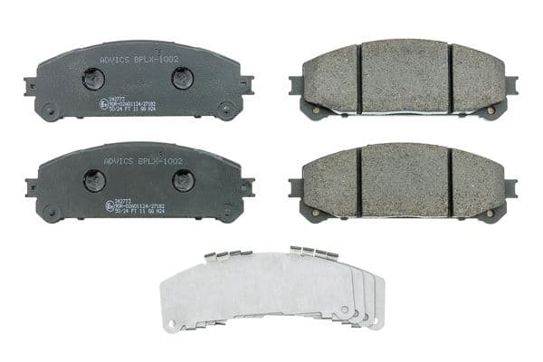 set placute frana,frana disc AISIN Premium ADVICS by BPLX-1002