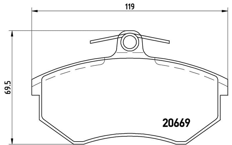 set placute frana,frana disc BREMBO PRIME LINE P 85 092
