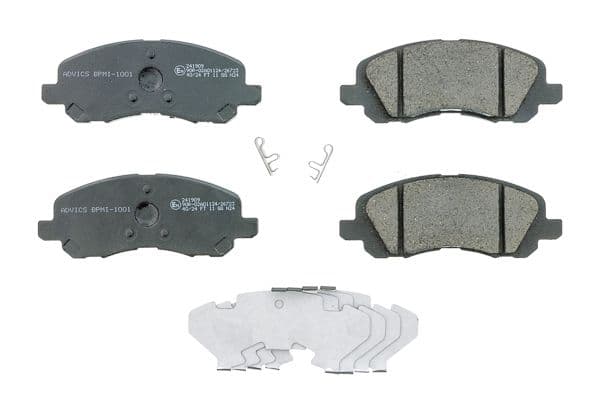 set placute frana,frana disc AISIN Premium ADVICS by BPMI-1001