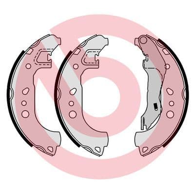Set saboti frana BREMBO ESSENTIAL LINE S 85 543