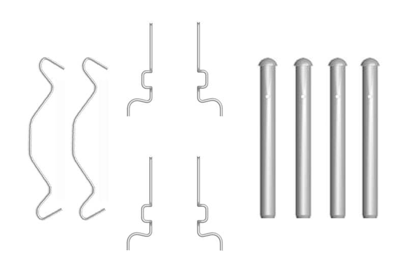 Set accesorii, placute frana BOSCH 1 987 474 313