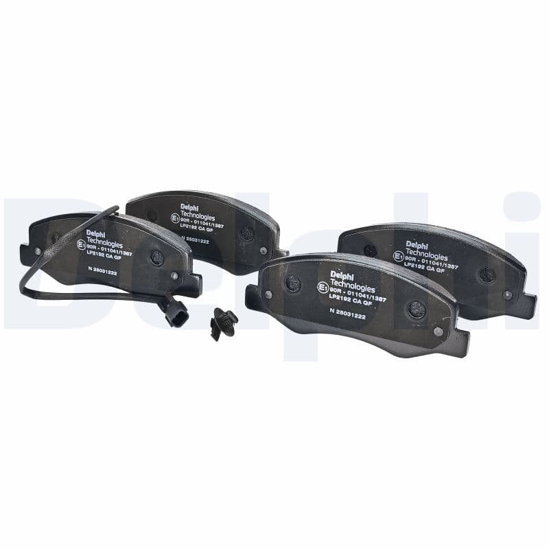 set placute frana,frana disc DELPHI LP2192