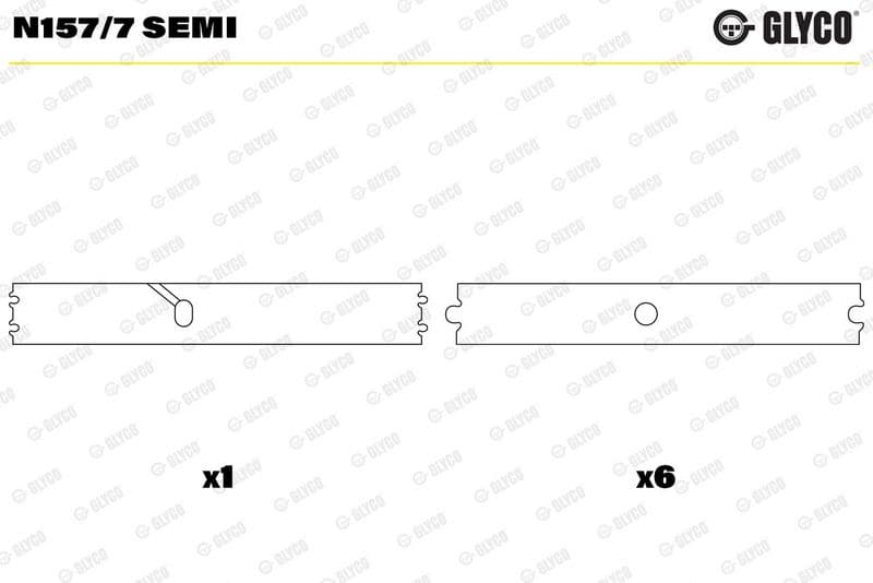 Bucsi ax cu came GLYCO N157/7 SEMI