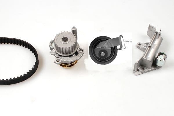 Set pompa apa + curea dintata HEPU PK05474