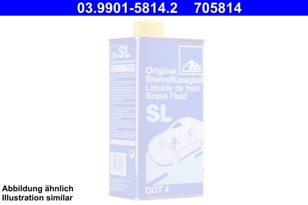 Lichid de frana ATE SL DOT 4 03.9901-5814.2