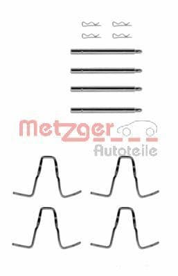 Set accesorii, placute frana METZGER AUTOTEILE 109-1005