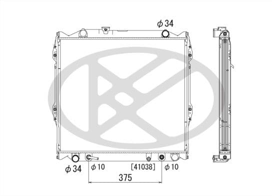 Radiator, racire motor KOYORAD PL010666
