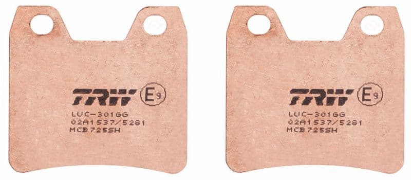 set placute frana,frana disc TRW Sinter Street MCB725SH