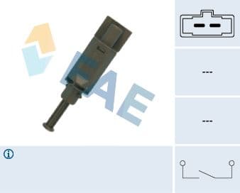 Comutator, actionare ambreiaj (Tempomat) FAE 24772