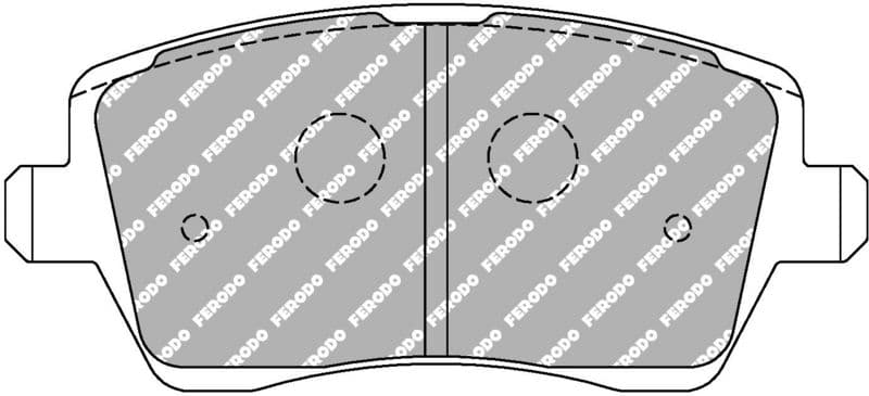 set placute frana,frana disc FERODO RACING DS3000 FCP1617R