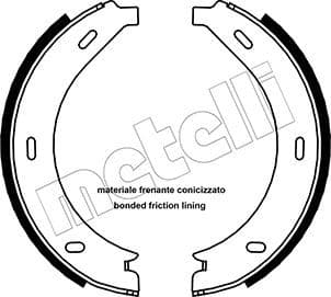 Set saboti frana, frana de mana METELLI 53-0236