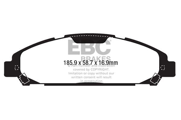 set placute frana,frana disc EBC Brakes DP43039R