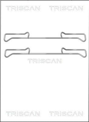 Set accesorii, placute frana TRISCAN 8105 101642