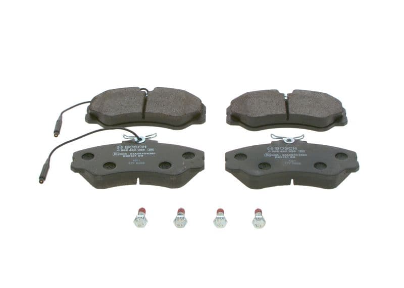 set placute frana,frana disc BOSCH 0 986 460 998