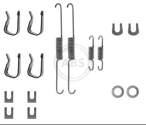 Set accesorii, sabot de frana ABS 0549Q